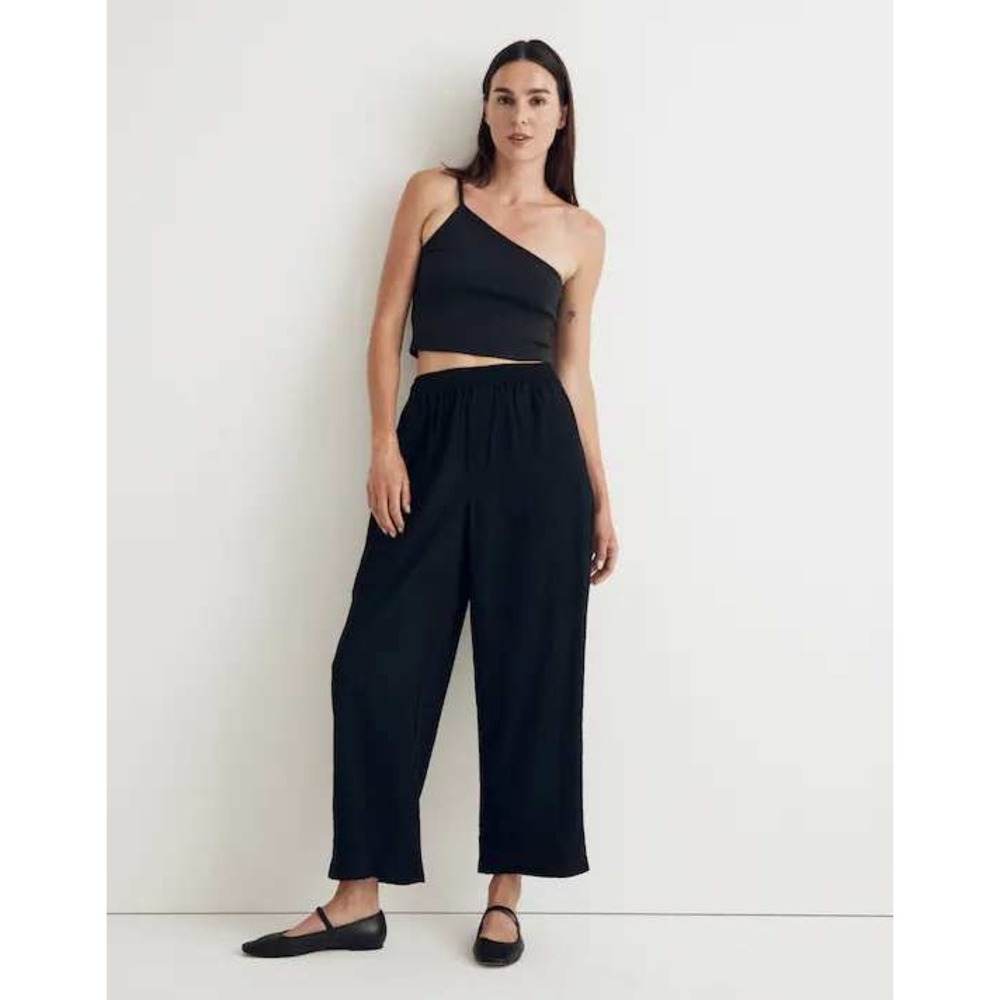 Madewell Black Wide Leg Pants